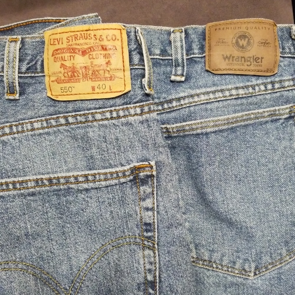 Bundle of 2 Men's Jean Shorts/Waist 40